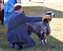 Slide in the Best Veteran competition at Ranier Sporting Dog Association