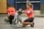 Venus and Celeste on their way to best overall junior handler, Wheat City KC